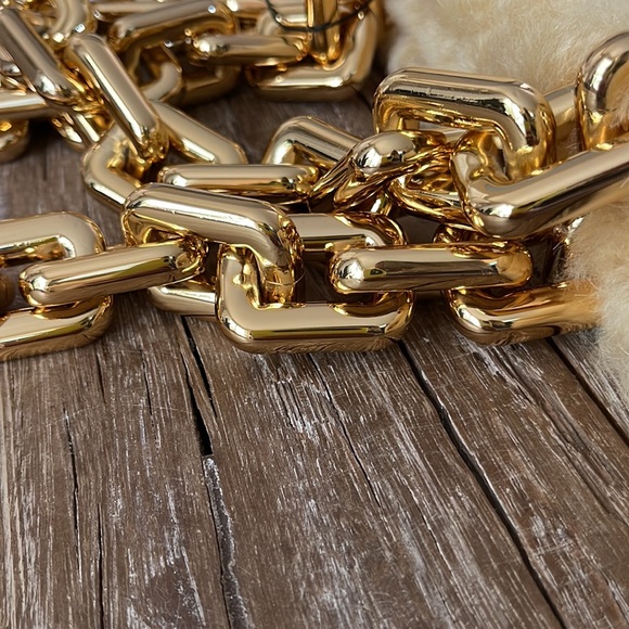 BOTTEGA VENETA Teddy Gold The Chain Tote - modeled this bag in video once - Picture 6 of 16